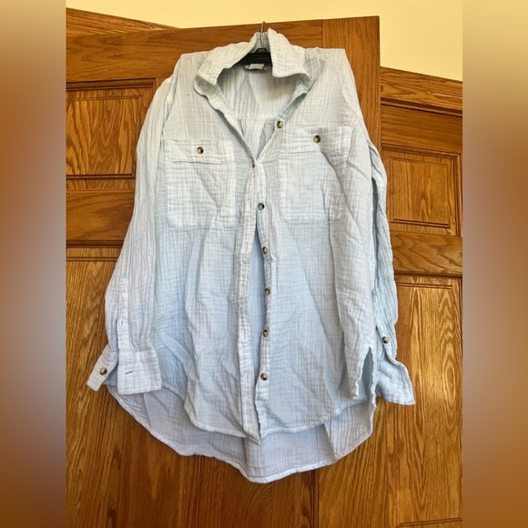 Club Monaco - Linen + Cotton Button Down Shirt - Picture 4 of 5